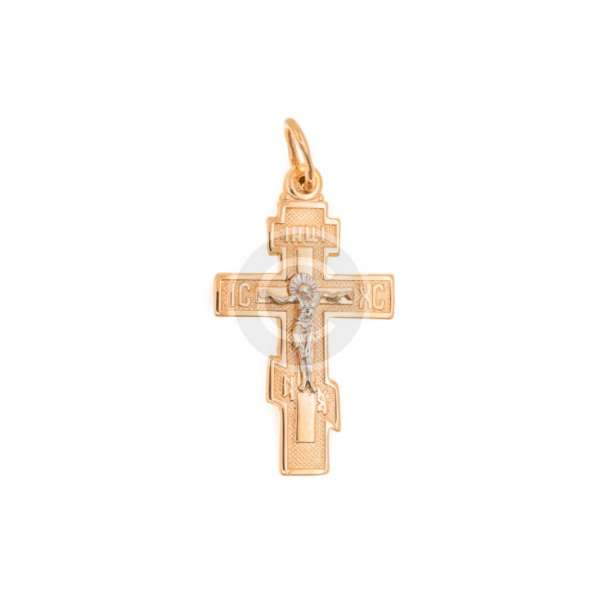 Golden Necklace Jesus on a Cross